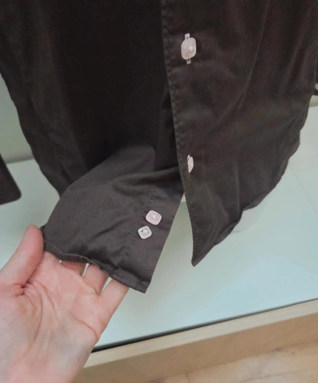 Camisa de mangas longas marrom – photo 2